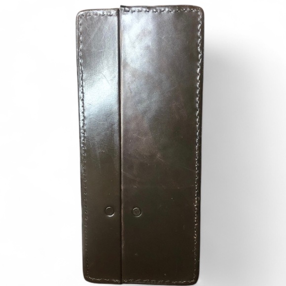 CELINE Brown Leather and Canvas Oversized Briefcase Suitcase Brass Locks ~1980’s - Picture 5 of 17